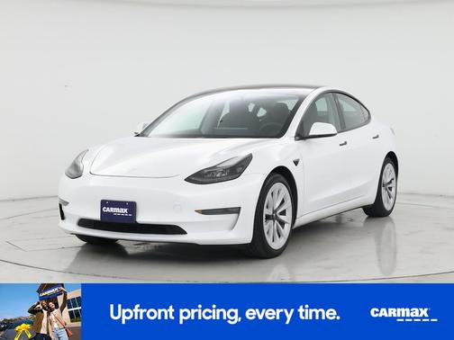 White 2022 Tesla Model 3 Long Range