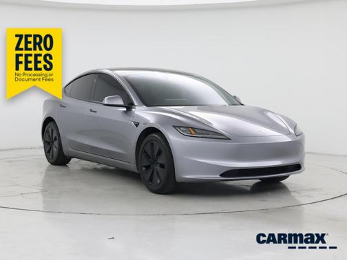 Silver 2025 Tesla Model 3 Long Range