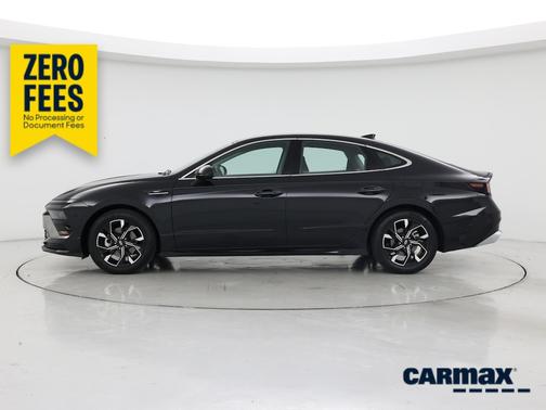Black 2025 Hyundai SONATA SEL