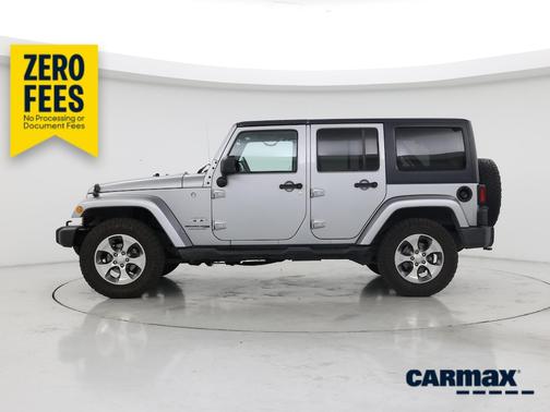 Silver 2018 Jeep Wrangler Unlimited Sahara