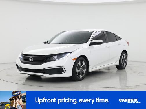 White 2020 Honda Civic LX