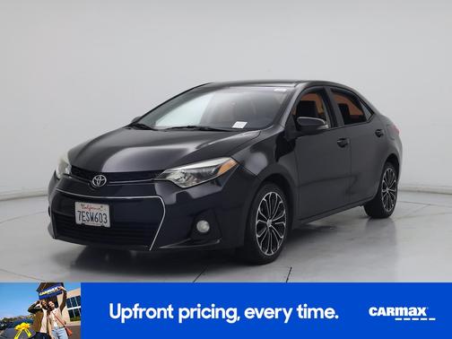 Black 2014 Toyota Corolla S