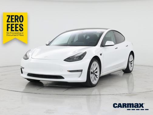 White 2022 Tesla Model 3 Long Range