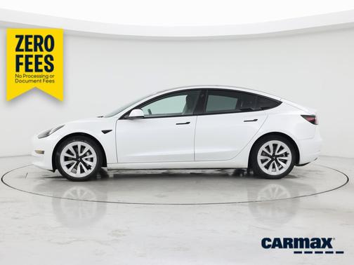 White 2022 Tesla Model 3 Long Range