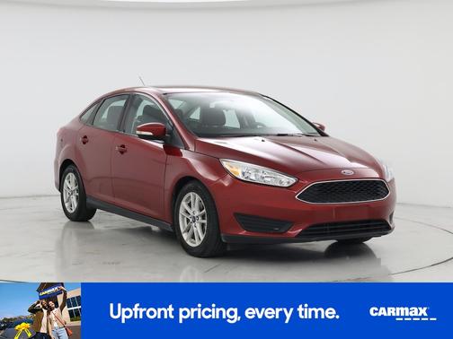 Burgundy 2017 Ford Focus SE