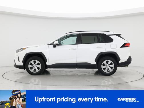 White 2021 Toyota RAV4 LE