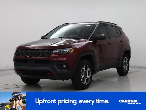Burgundy 2022 Jeep Compass Trailhawk