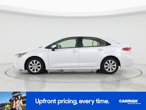 White 2022 Toyota Corolla LE
