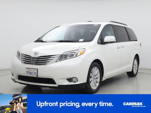 White 2016 Toyota Sienna Limited Premium