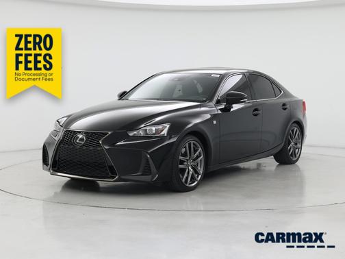 Black 2018 Lexus IS 300 F-Sport