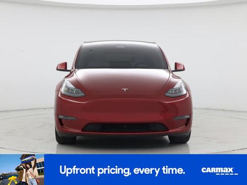Red 2024 Tesla Model Y Long Range