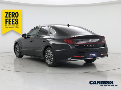 Black 2021 Hyundai SONATA Hybrid SEL