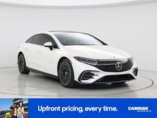 White 2022 Mercedes-Benz EQS 580