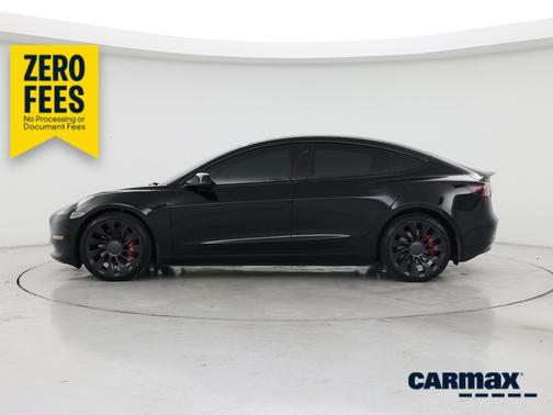 Black 2023 Tesla Model 3 Performance