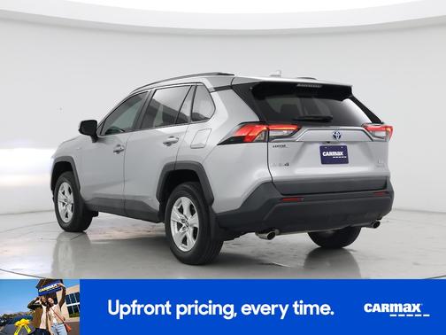 Silver 2021 Toyota RAV4 Hybrid XLE