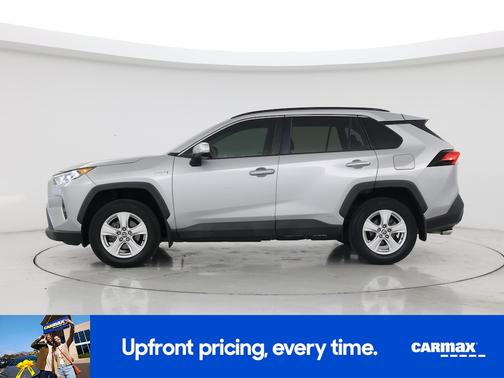 Silver 2021 Toyota RAV4 Hybrid XLE