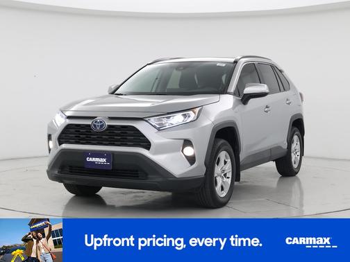 Silver 2021 Toyota RAV4 Hybrid XLE