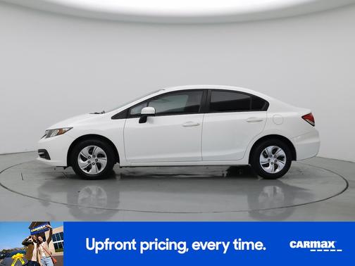 White 2014 Honda Civic LX