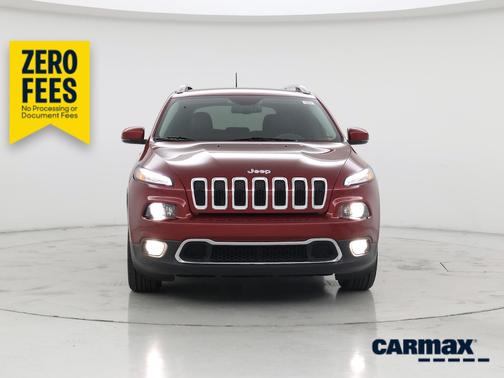 Red 2016 Jeep Cherokee Limited