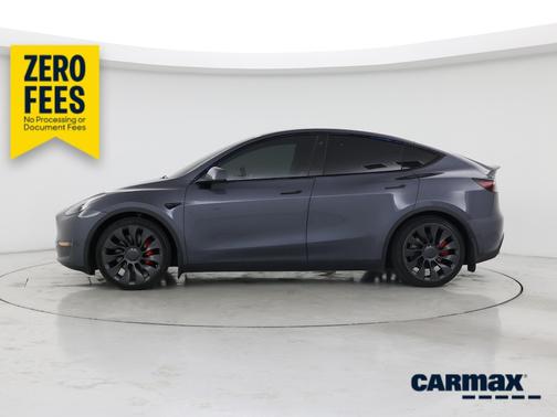 Gray 2023 Tesla Model Y Performance