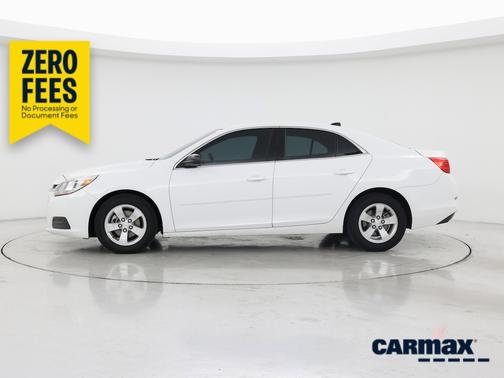 White 2014 Chevrolet Malibu LS