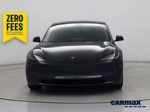 Gray 2025 Tesla Model 3 Long Range