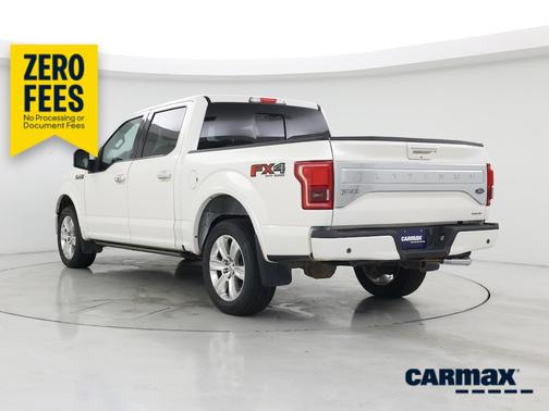 White 2015 Ford F-150 Platinum