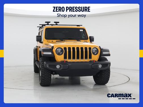 Orange 2021 Jeep Wrangler Unlimited Rubicon