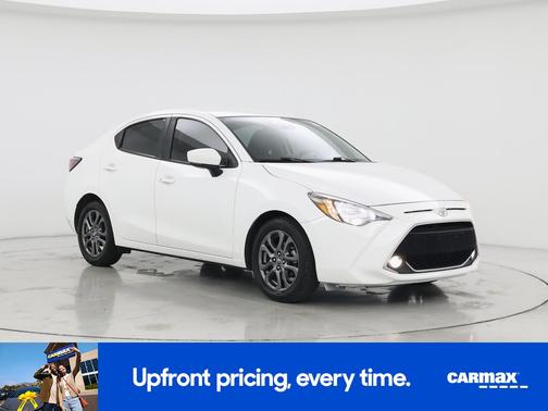 White 2019 Toyota Yaris Sedan LE