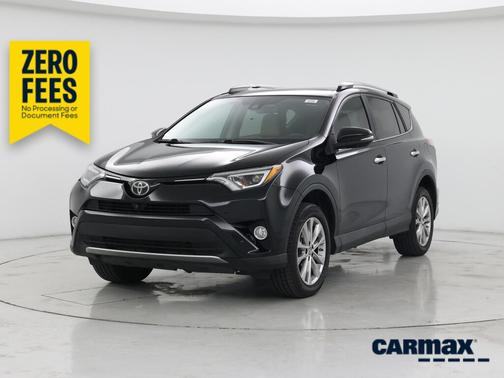 Black 2017 Toyota RAV4 Limited