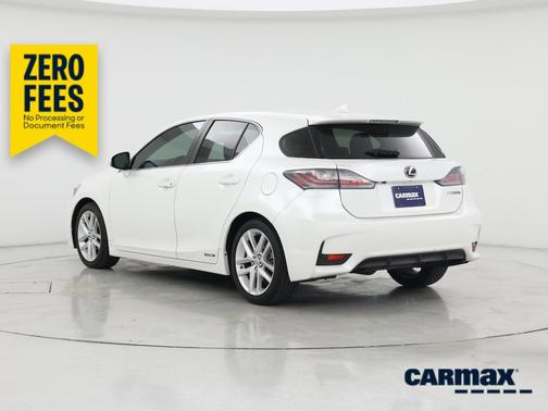 White 2016 Lexus CT 200h