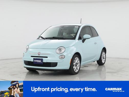 Blue 2017 FIAT 500 Pop
