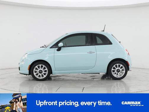 Blue 2017 FIAT 500 Pop