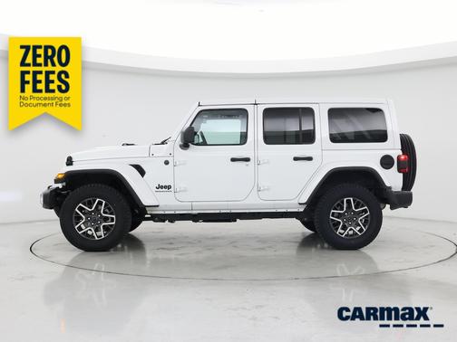 White 2025 Jeep Wrangler Sahara