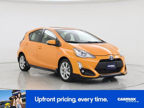 Orange 2017 Toyota Prius c Four