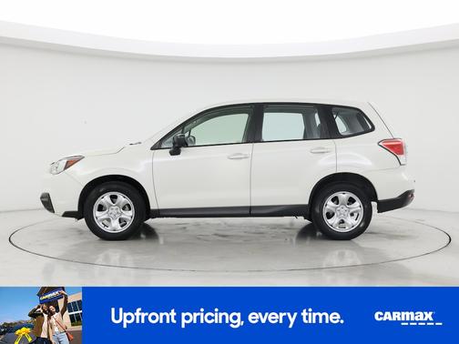 White 2017 Subaru Forester 2.5I
