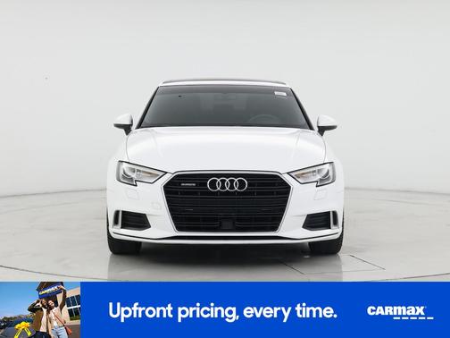 White 2019 Audi A3 Premium