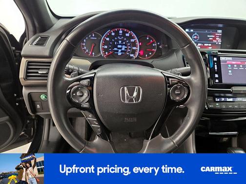 Black 2017 Honda Accord EX-L