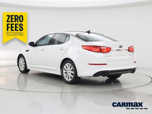 White 2015 Kia Optima EX