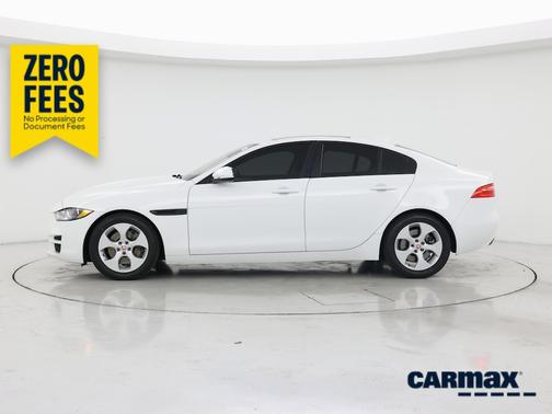 White 2018 Jaguar XE