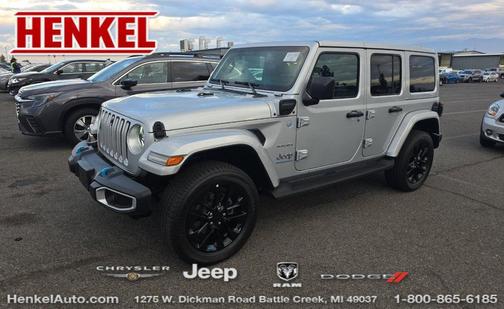 Silver Zynith Clearcoat 2023 Jeep Wrangler 4xe Sahara