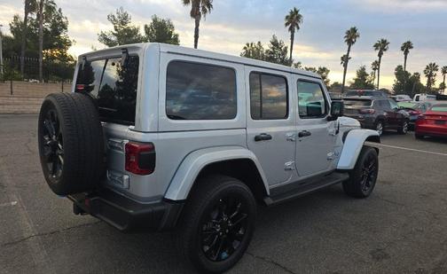 Silver Zynith Clearcoat 2023 Jeep Wrangler 4xe Sahara