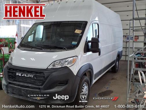 Bright White Clearcoat 2025 RAM ProMaster 3500 High Roof