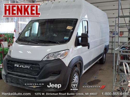 Bright White Clearcoat 2025 RAM ProMaster 3500 High Roof