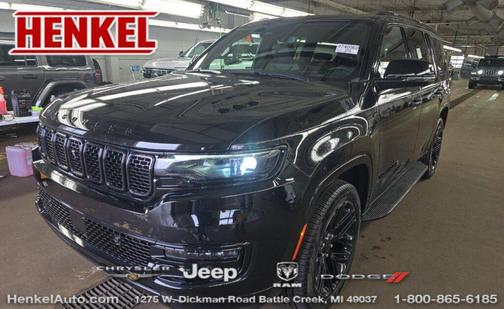 Diamond Black Crystal Pearlcoat 2024 Jeep Wagoneer Series II Carbide 4x4