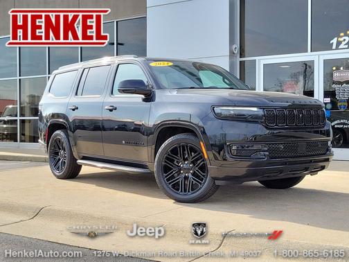 Diamond Black Crystal Pearlcoat 2024 Jeep Wagoneer Series II Carbide 4x4
