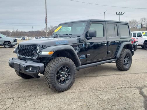 Black Clearcoat 2025 Jeep Wrangler 4xe Willys