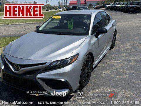 Gray 2022 Toyota Camry SE