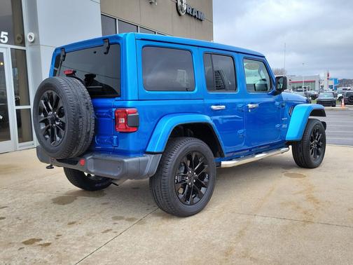 Hydro Blue Pearlcoat 2021 Jeep Wrangler Unlimited 4xe Sahara