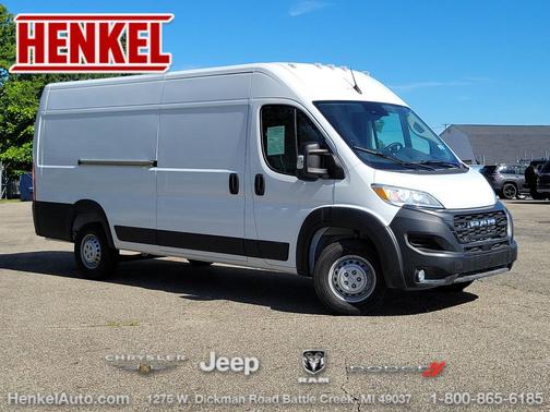 Bright White Clearcoat 2025 RAM ProMaster 3500 High Roof